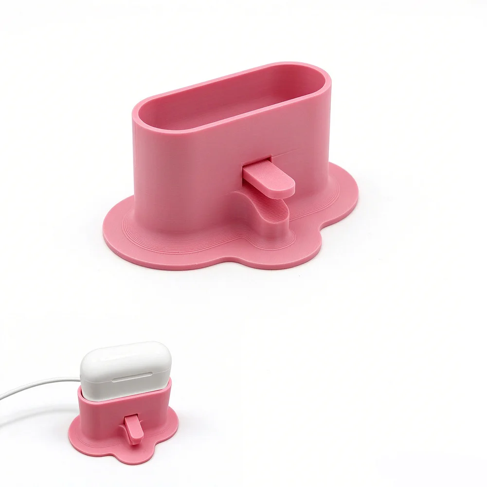 For AirPods Pro 3 Desktop Bracket Stylish Colored Mount With Mechanical Pop-Up Eject Button Earphone Case Holder Accessories