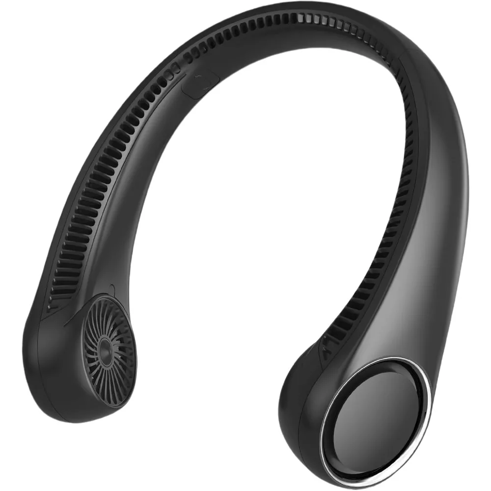 

Hands Free Bladeless Neck Fan Rechargeable 4000mAh 3 Speed Quiet 360 Cooling for Indoor Outdoor