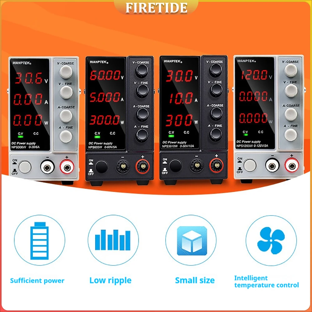 

Adjustable DC Power Supply 30V 10A Voltage Regulator LED Digital lab Stabilizer Switching DC Power 60V 5A Bench Source 120V 3A