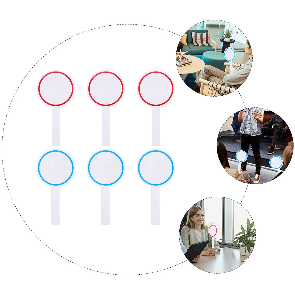 2er-Set Anzeigetafel, trocken abwischbar, Mini-Whiteboards, zum Anheben der Zeichenhand zum Abstimmen, Anzeigetafeln, Schaumstoff, Auktionen, Paddel, Büro