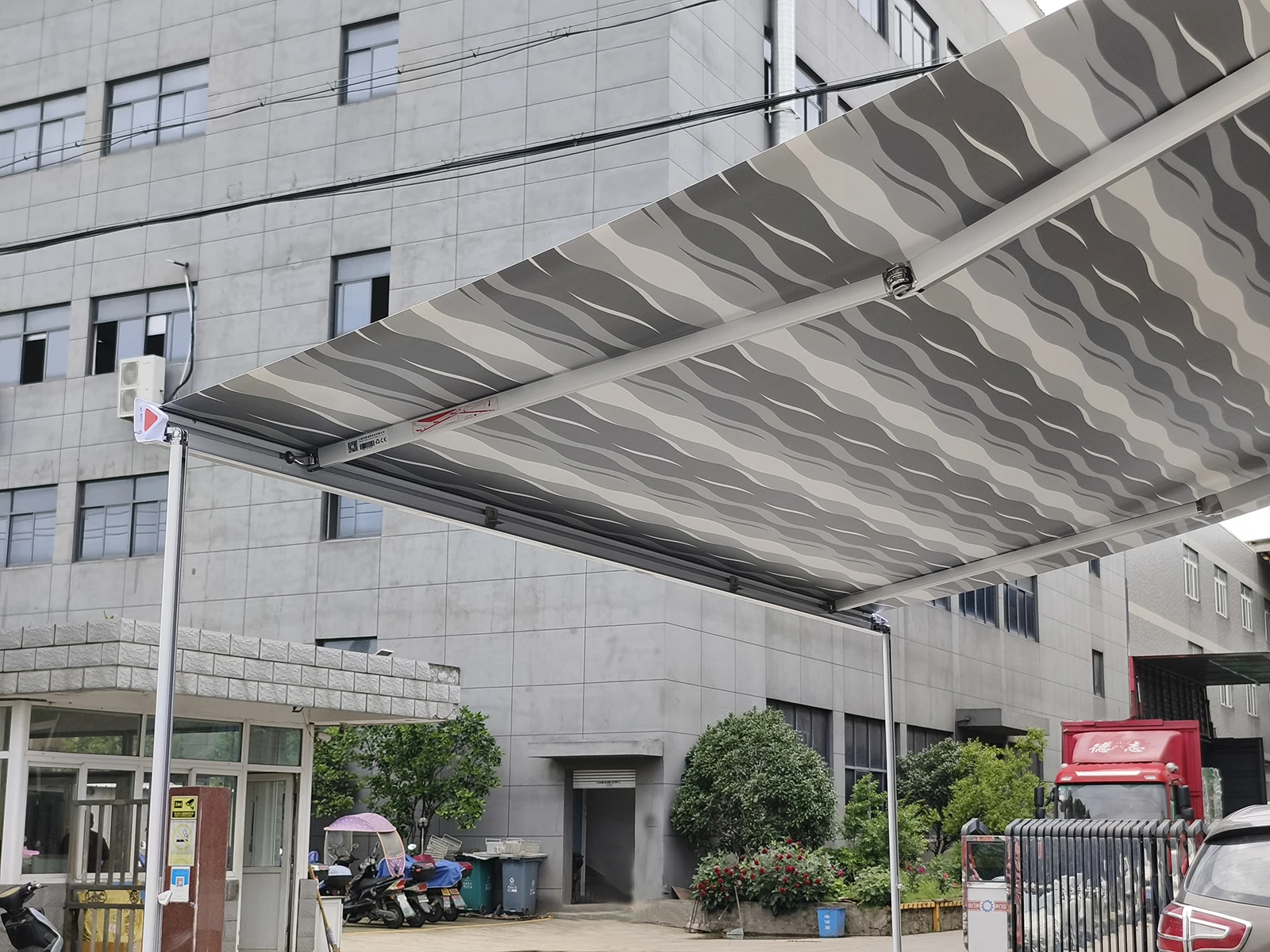 الراقية RV التخييم في الهواء الطلق المظلة خيمة سقف السيارة الجانب خيمة المظلة مقاومة الرياح والمطر #5