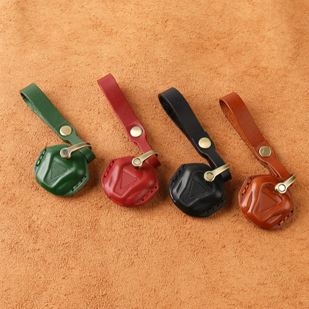For Triumph Bonneville T120 T100 Bobber 1200 Thruxton ABS 2020-2025 Motorcycle Key Cover Leather Case Fashion KeyChain KeyRing