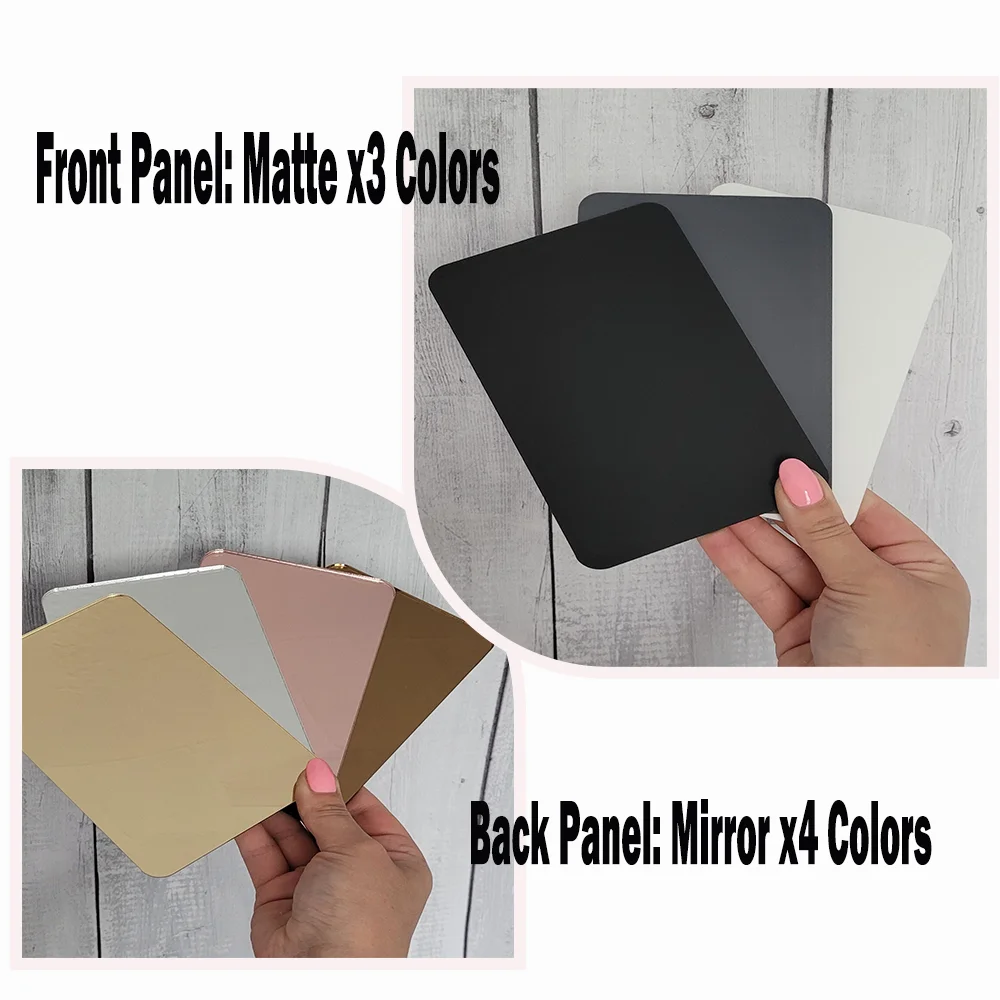 Outdoor House Number Sign – Personalized 3D Laser Cut Acrylic Address Plaque with Hebrew Family Name & Mirror Text