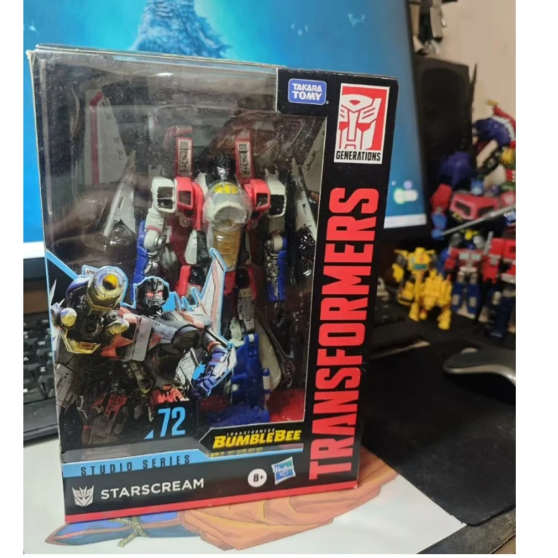 Nowość w magazynie Transformer G1 SS-72 Starscream Animowana Figurka Zabawka Prezent na Święta Postacie z Anime Seria Studio Model Ręczny Modny Ruchomy