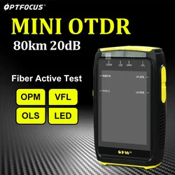 OPTFOCUS  MINI OTDR Fiber Active 1550nm VFL OPM High Precision Testing Fiber Optical Tool APC UPC Tester OTDR