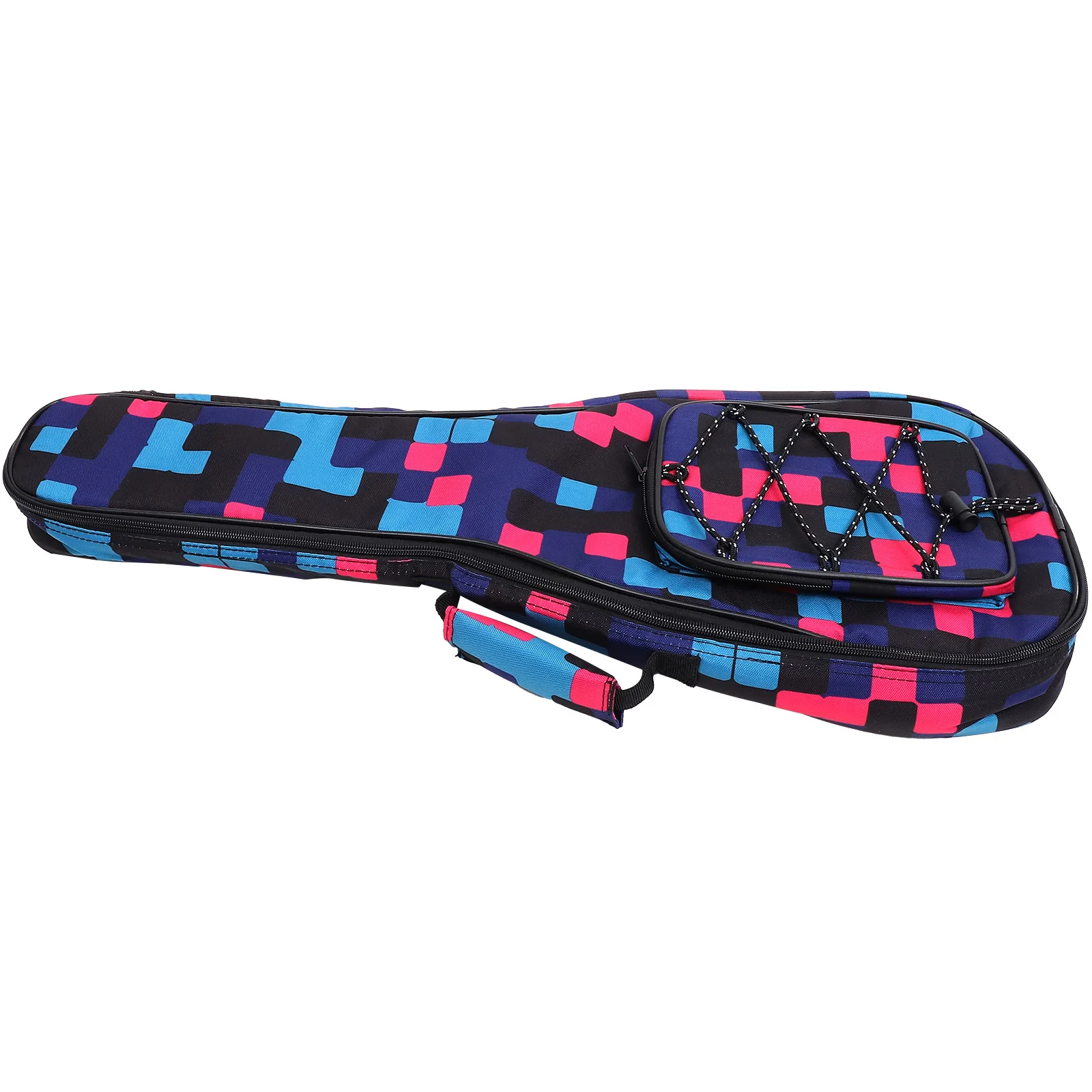 

23 Inch Ukulele Bag Thickened Oxford Cloth Protective Case For 23" Ukulele Portable Storage Pouch Double Shoulder Strap Carry