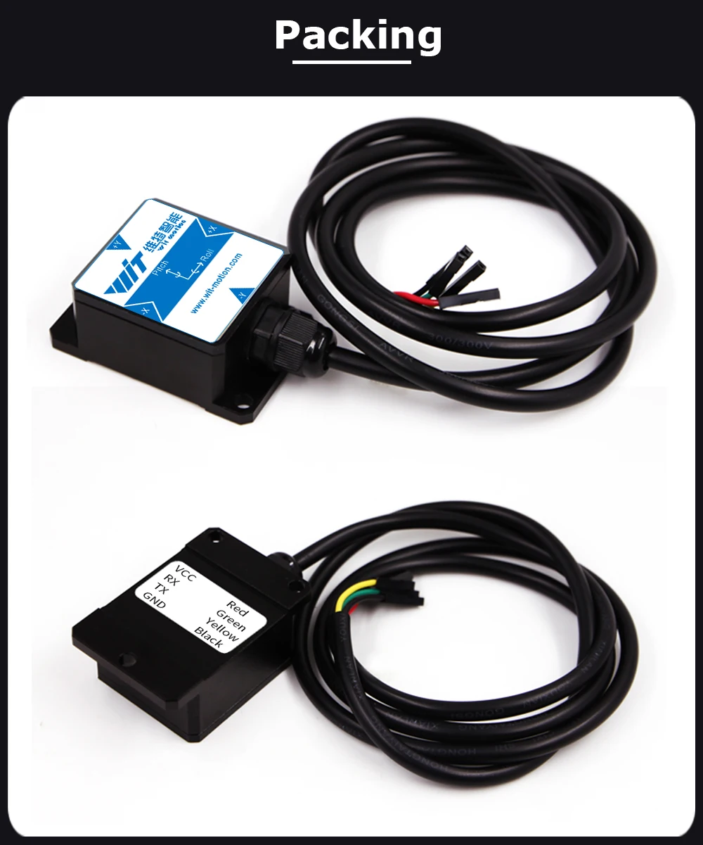 HWT901B High Precision MPU9250 Inclinometer Industrial-grade Triaxial  RS485 Modbus AHRS Digital IMU Sensor Accelerometer