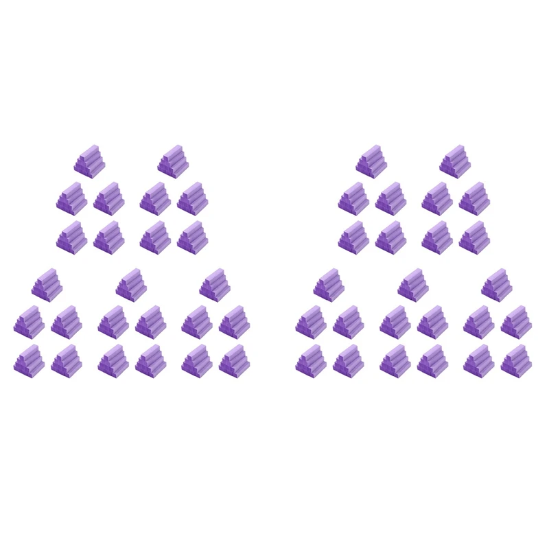 

【Получшенные предложения】100X полировальные шлифовальные буферные блоки, акриловые насадки для педикюра, маникюра и дизайна ногтей (цвет: фиолетовый)