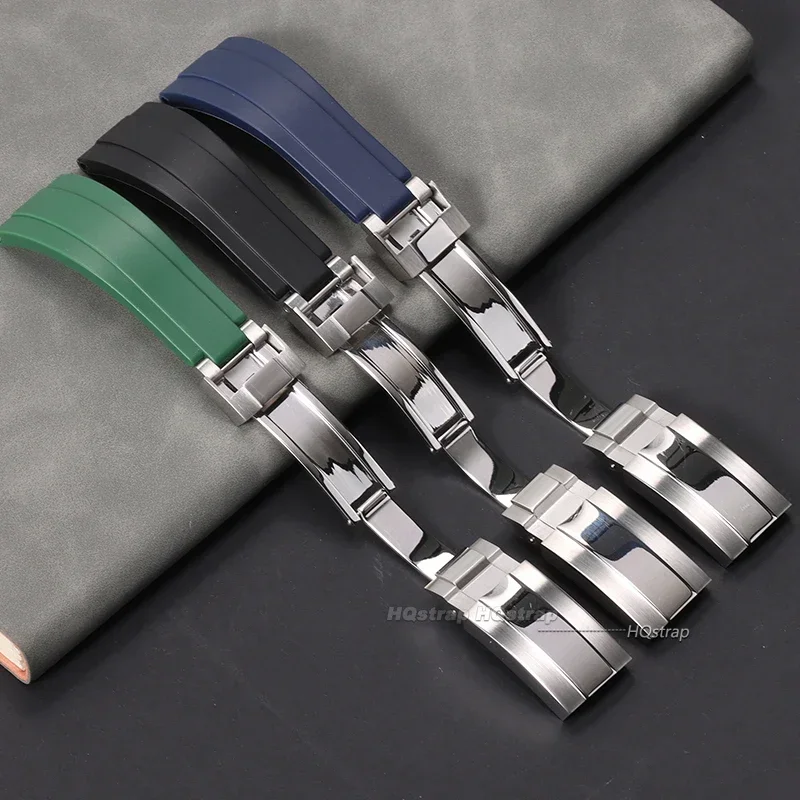 9x9mm Watch Buckle for Rolex DAYTONA SUBMARINER GMT Watch Band Clasp Stainless Steel Fine-tuning Pull Button 9X16mm Buckles image 2