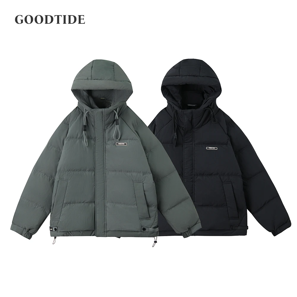 

Fashion Men's 90 White Duck Down Down Jacket 2025 Winter New Solid Color Loose Coldproof Warm Casual Down Top Jacket