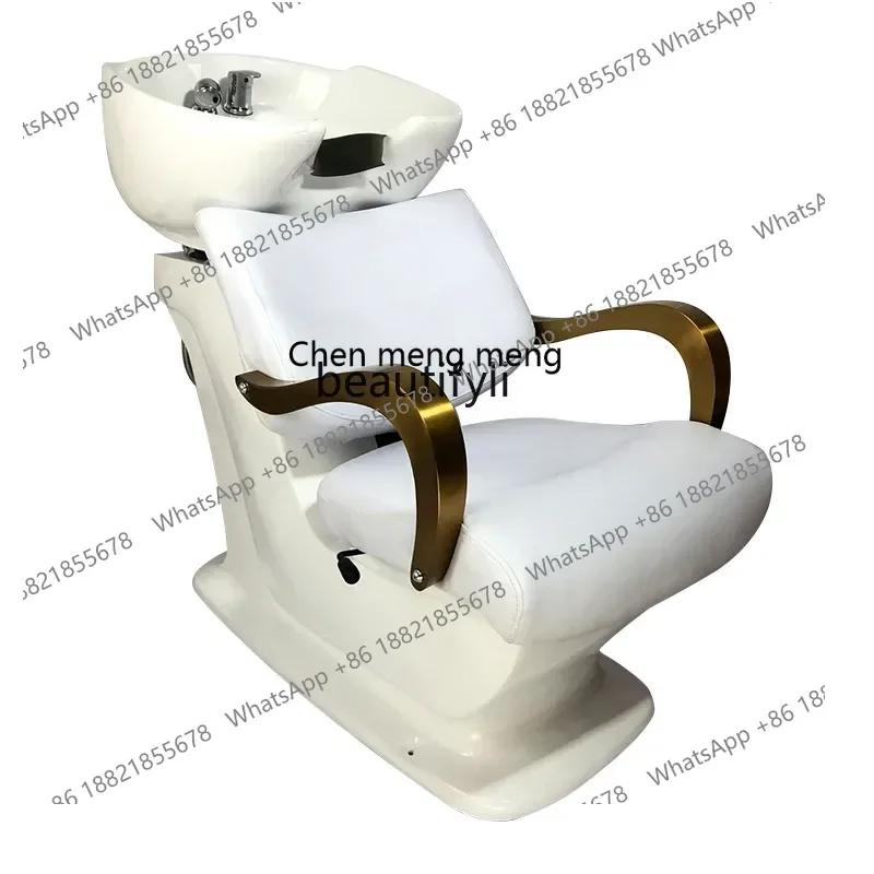 

xqShampoo Chair for Hair Salon Hair Salon Beauty Salon Shampoo Flushing Bed Half Lying Sitting Hair-Washing Chair
