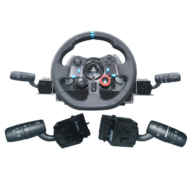 Logitech g25 g29 g27 g920  t300rs用ステアリングホイールウインカー,ヘッドライトワイパースイッチ,ets2ats用simagicレーシングシミュレーター -  AliExpress