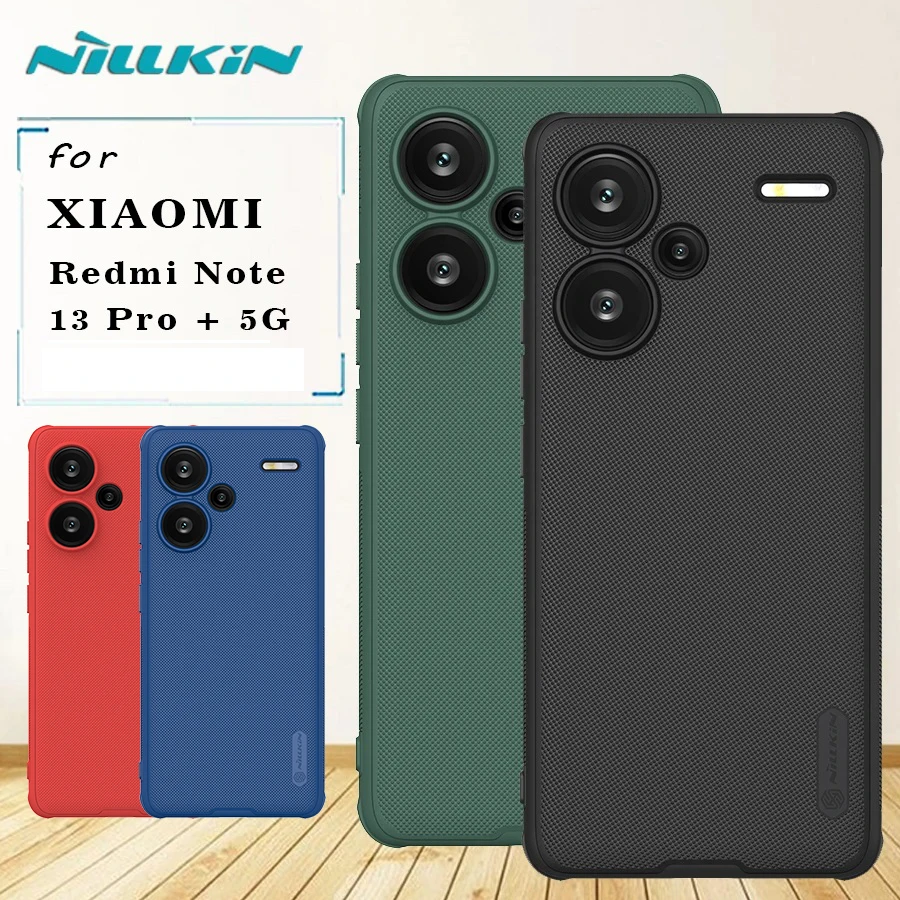 

For Xiaomi Redmi Note 13 Pro Plus 5G Case Nillkin Super Frosted Pro Shield Shockproof Back Cover