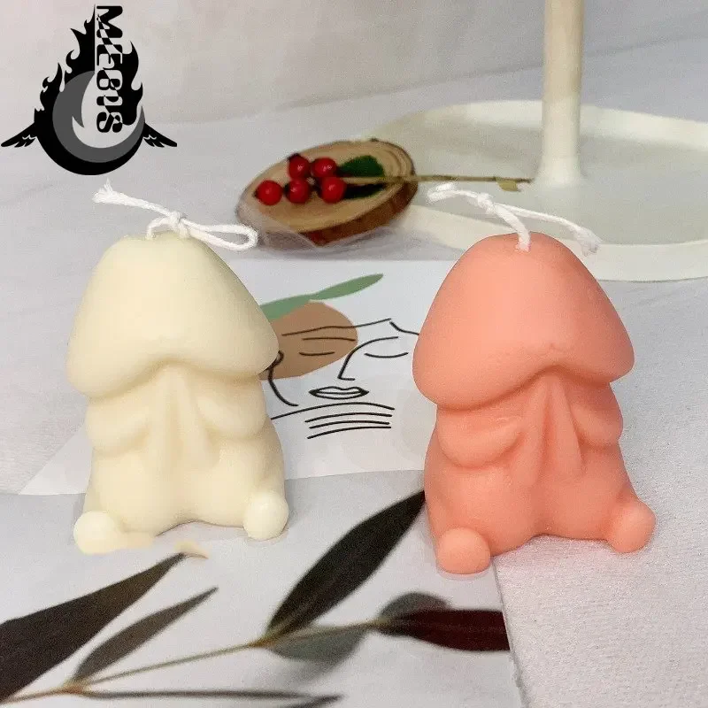 

Wholesale Cartoon Penis Aromatherapy Candle Funny Decorative Aromatic Candles Decoration Living Room Souvenir gift drop shipping