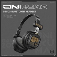 Onikuma Bluetooth Headphones Over Ear Hifi Stereo Music Headset Professional True Sports with Earphones TF/AUX Music Player 2025