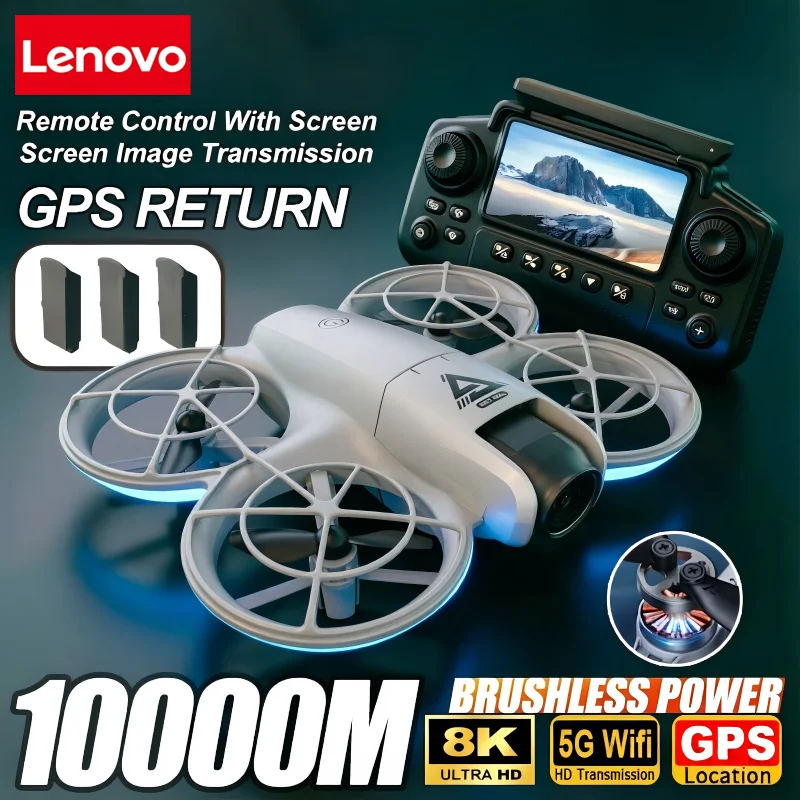 lenovo-e69-drone-8k-aerial-hd-camera-drone-5g-wifi-screen-remote-control-intelligent-obstcle-avoidance-gps-brushless-motor-drone