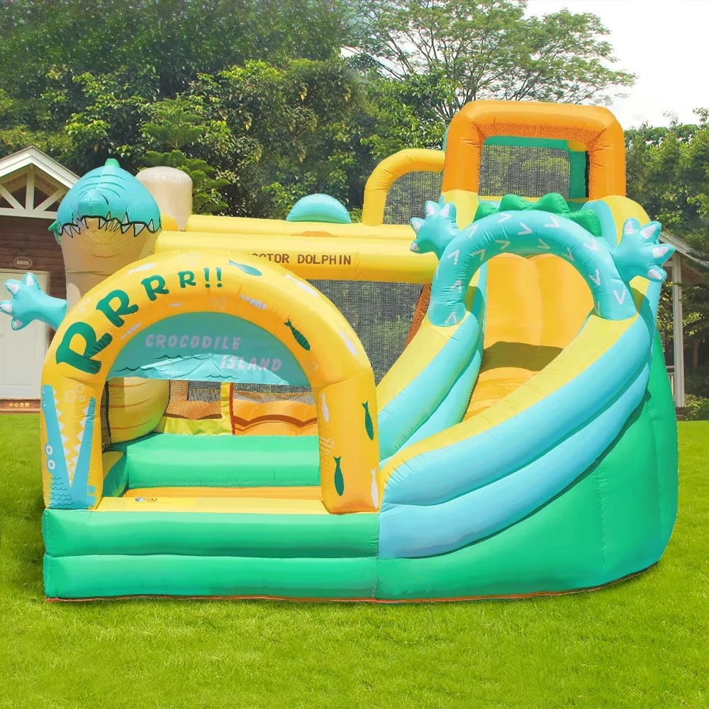 

Kids Mini Dinosaur Paradise Inflatable Jumper Bouncer Bouncy Castle Jumping Bounce House Combo Party for Sale