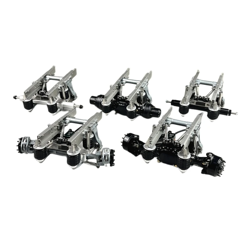 

1/14 Rc Truck Model Chassis Expand Upgrade Axle/Beam/Suspension Set for Tamiya Tractor Heavy Duty SLT Tipper Dump Car Toys Part