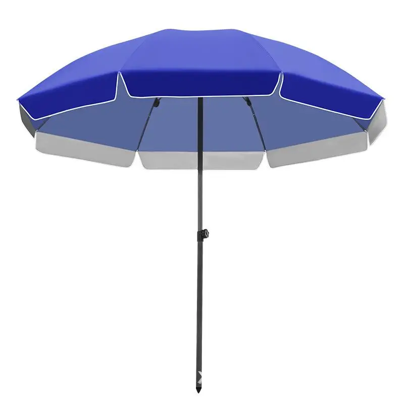 

Уличный солнцезащитный зонт с прямым столбом, средняя колонна, повседневный двор, пляжный киоск, солнцезащитный крем, непромокаемый домашний зонт для ежедневного использования