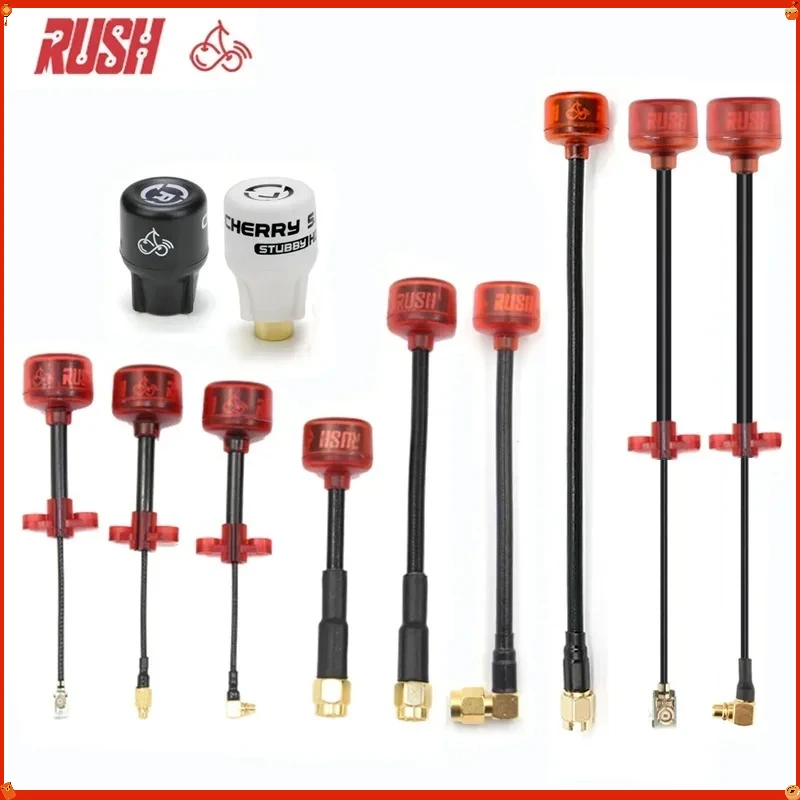 Rush Cherry FPV 5.8G Antenna SMA MMCX UFL LHCP RHCP Long Range Antenna Connector Adapter Stubby For Racing Drone Goggles