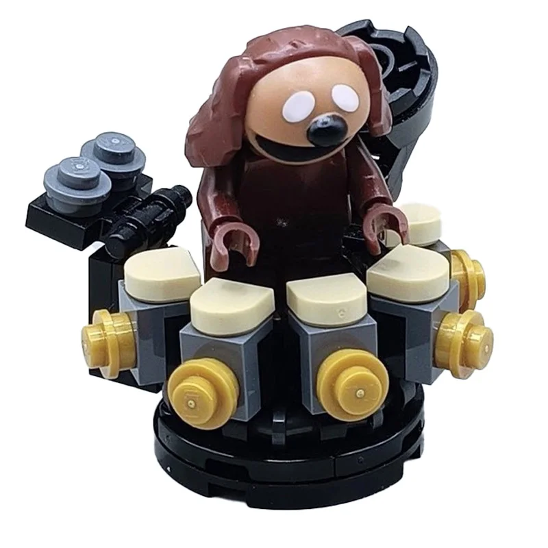 46 PCS MOC Mini Playing Keyboard Building Blocks Model Tool Bricks Set Creative Decoration Kid Educational DIY Toys Holiday Gift