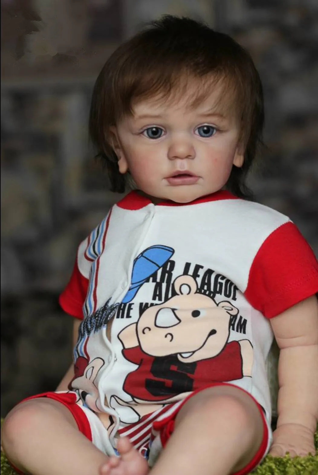 60 CM Real Touch 3D-Paint Skin Tone Silicone Reborn Toddler Baby Boy For Girl Finished Doll Cloth Body Realistic 24 Inch Bebe