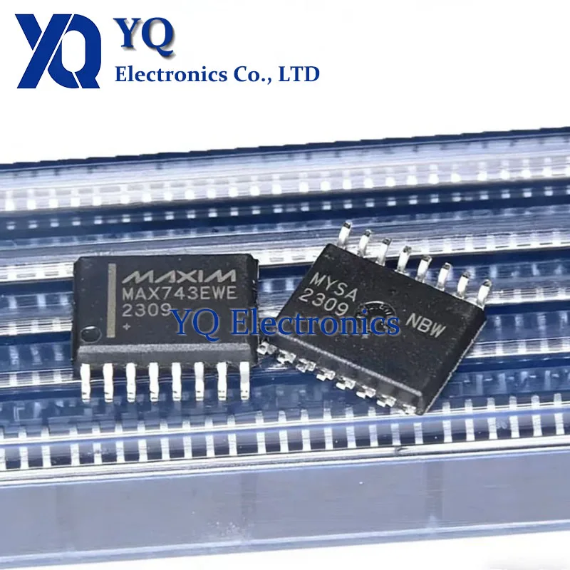 2PCS/lot New OriginaI MAX743EWE MAX743CWE or MAX743EPE MAX743CPE or MAX743MJE MAX743 SOP-16 Switch-Mode Regulator