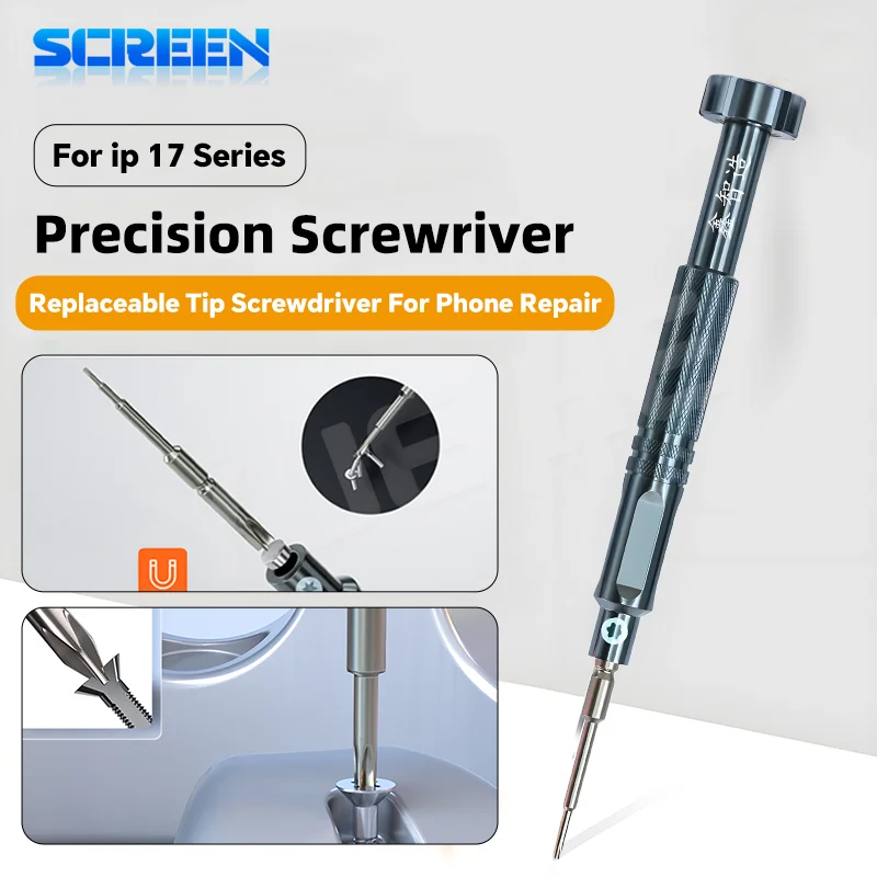 Высокоточная отвертка XZZ для серии iP 17, прочный дизайн, необходимый инструмент для ремонта телефонов, профессионалов и любителей
