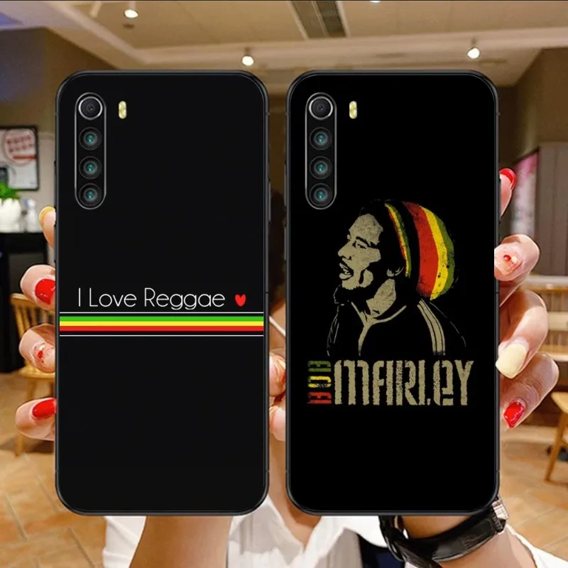 Reggae Marley Mobile Cell Phone Case for Xiaomi Mi 13 12 12S 12T 11T 10T 9T Lite Pro Ultra Poco F3 F4 F5 X4 GT Black Cover