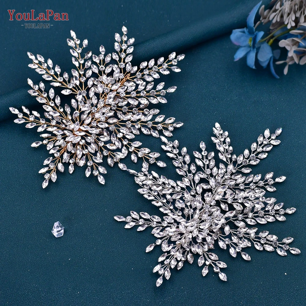 TOPQUEEN Bride Headpiece Simulation Leaves Woman Headband Handmade Wedding Hair Accessories Bridal Head Jewelry Headdress HP285