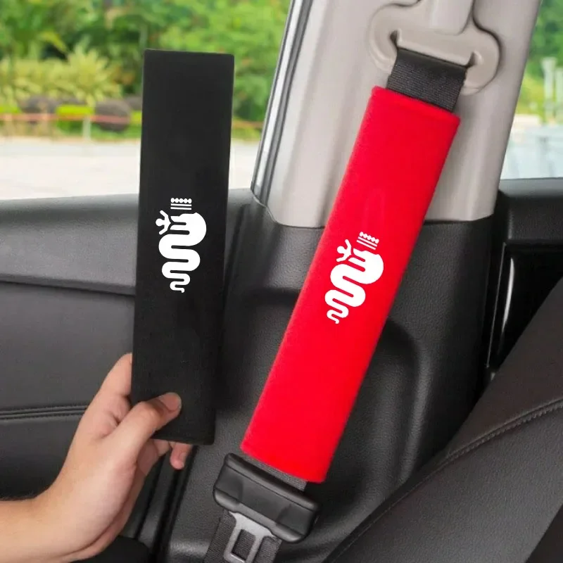 2 uds patrón de letras funda para cinturón de seguridad de coche arnés de cinturón de seguridad transpirable cojín interior de coche hombrera Universal