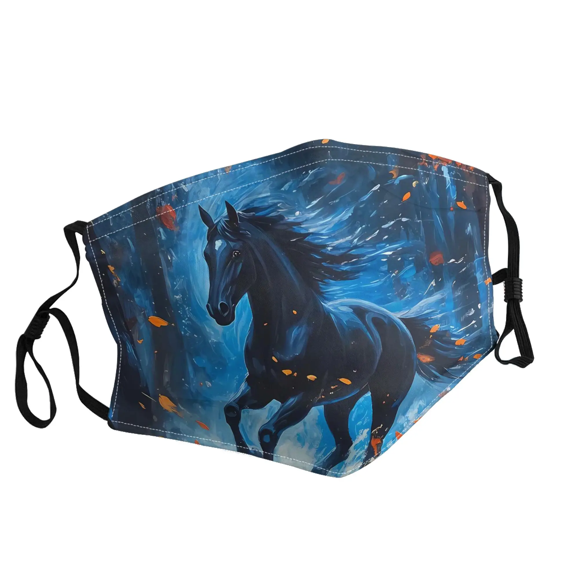 

Galloping Horses Running Horse Mask Unisex Outdoor Fashion Printed