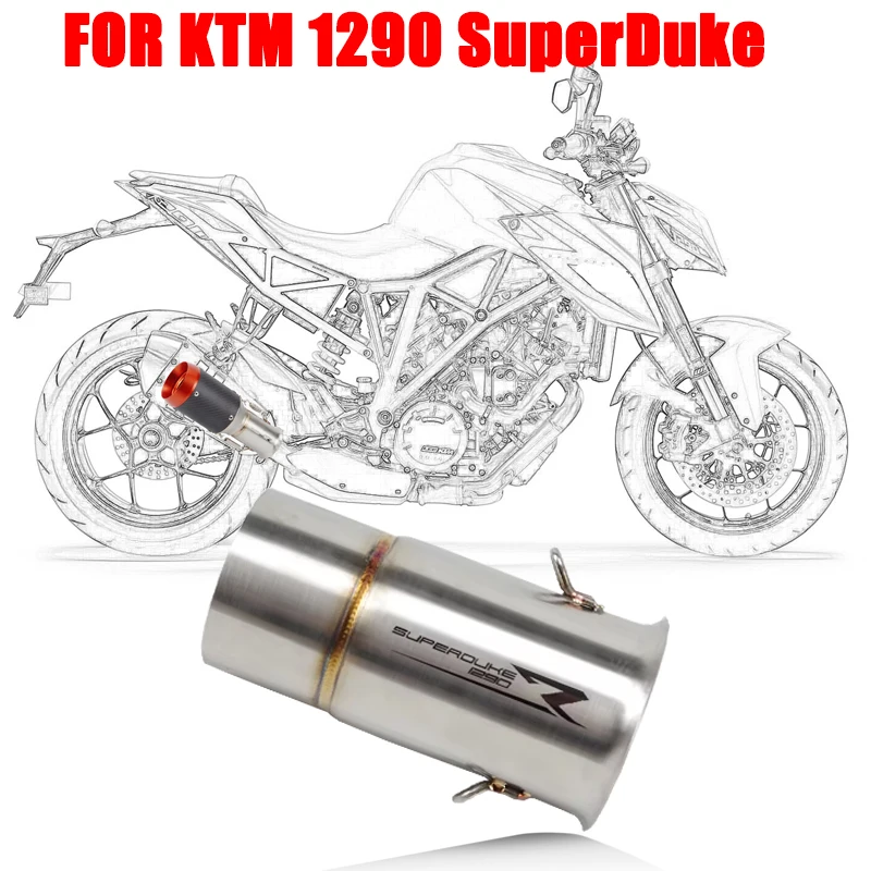 For SUPERDUKE R GT 1290 Motorcycle Exhaust Pipe Muffler for DUKE 1290 For DUKE1290 2017-2021 Middle Connector Adapter