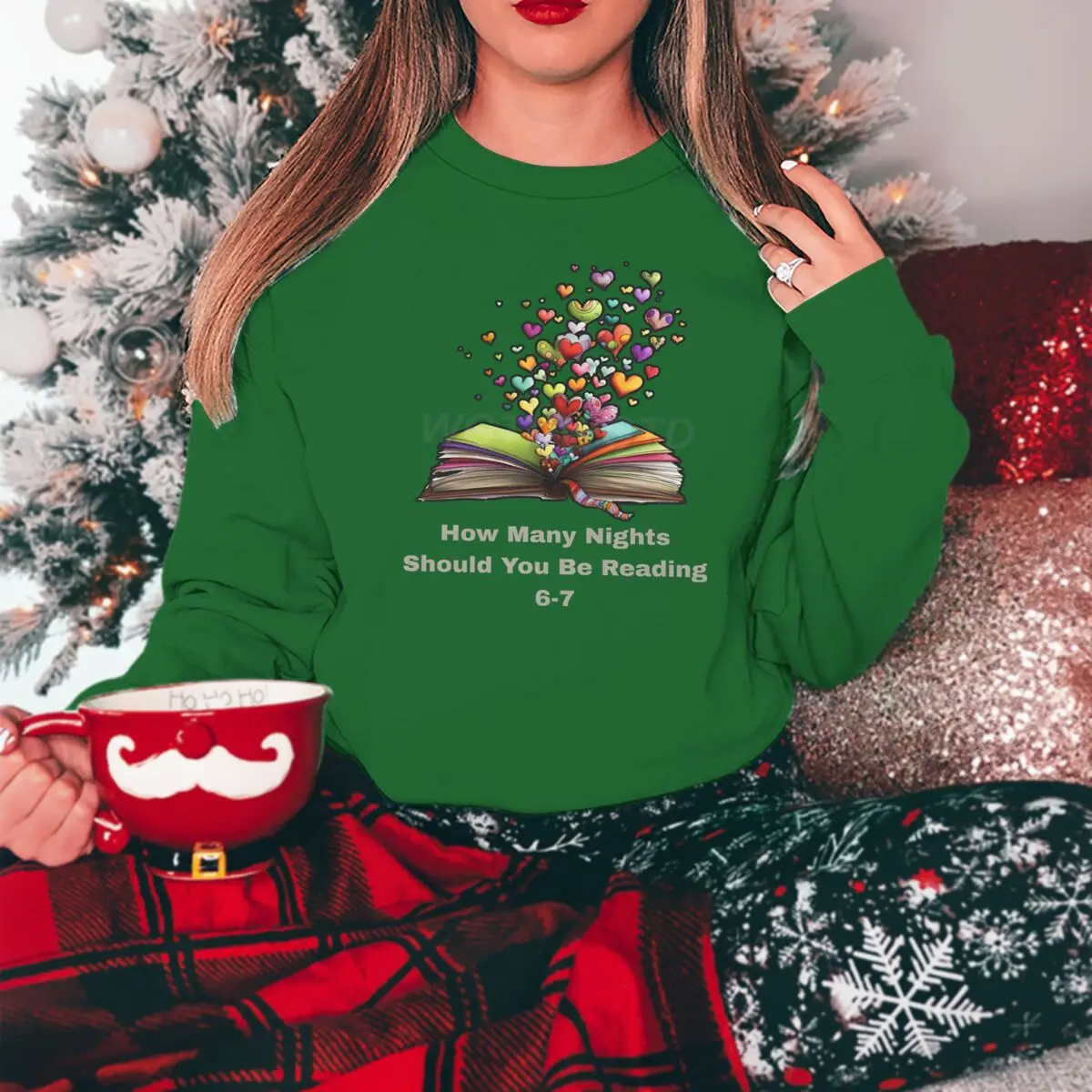 كتب القلب البلوز كتاب عاشق مكتبة القارئ 6 7 الميمات طباعة بلايز طويلة الأكمام ستة سبعة الميمات الأدبية الفكاهة سترة #5