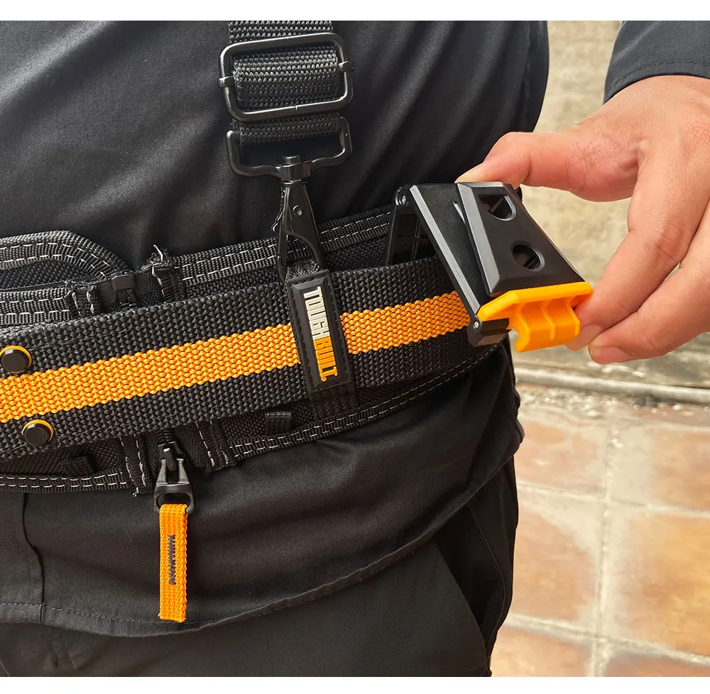 TOUGHBUILT TB-CT-150 ClipTech-Naben, 3er-Pack, robuster Schnellclip für alle ClipTech-Taschen, Werkzeuggürtel, Handwerker – Detail 11