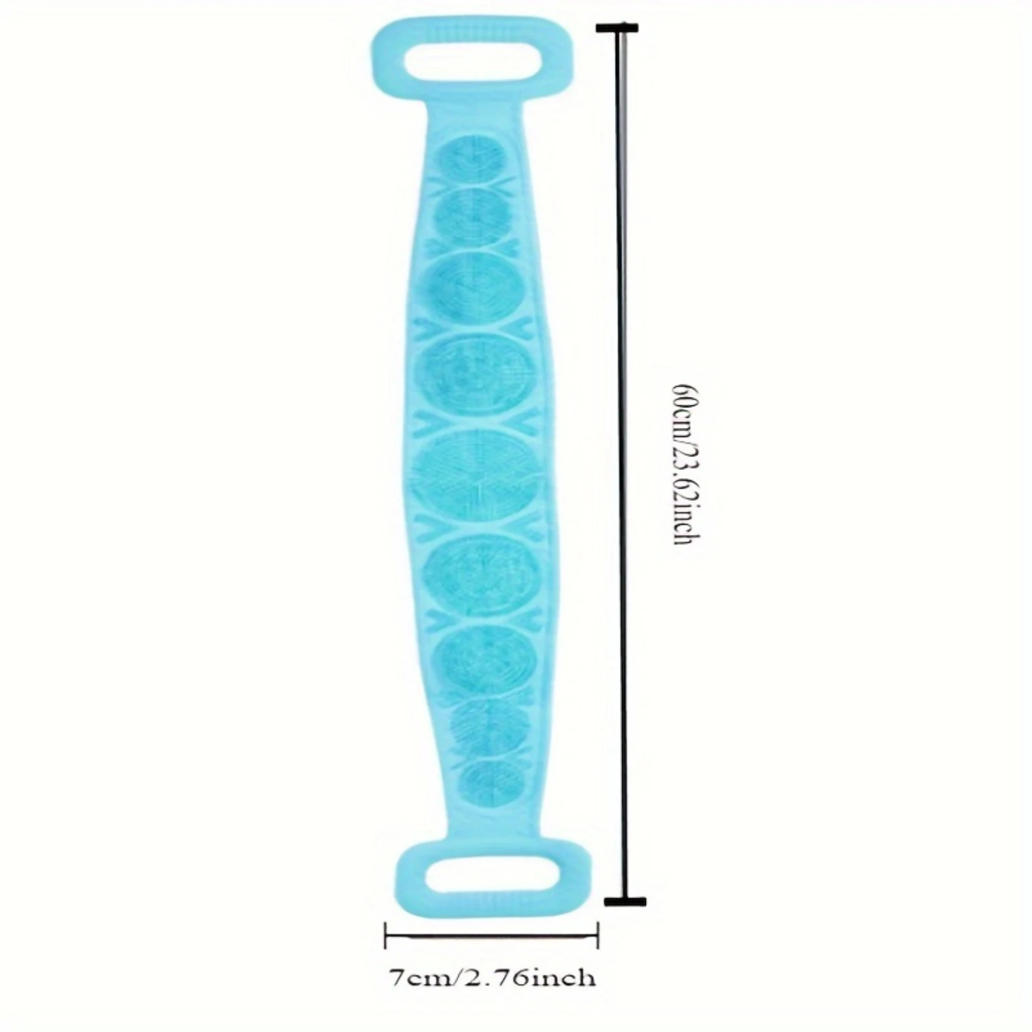 Silicone Bath Towels For Men & Women - Long, Easy-Grip Back Scrubber For Shower