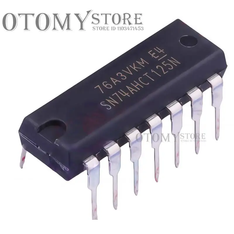 10PCS 100% NEW SN74AHCT125N package DIP-14 SN74AHCT125 74AHCT125 buffer driver Chipset