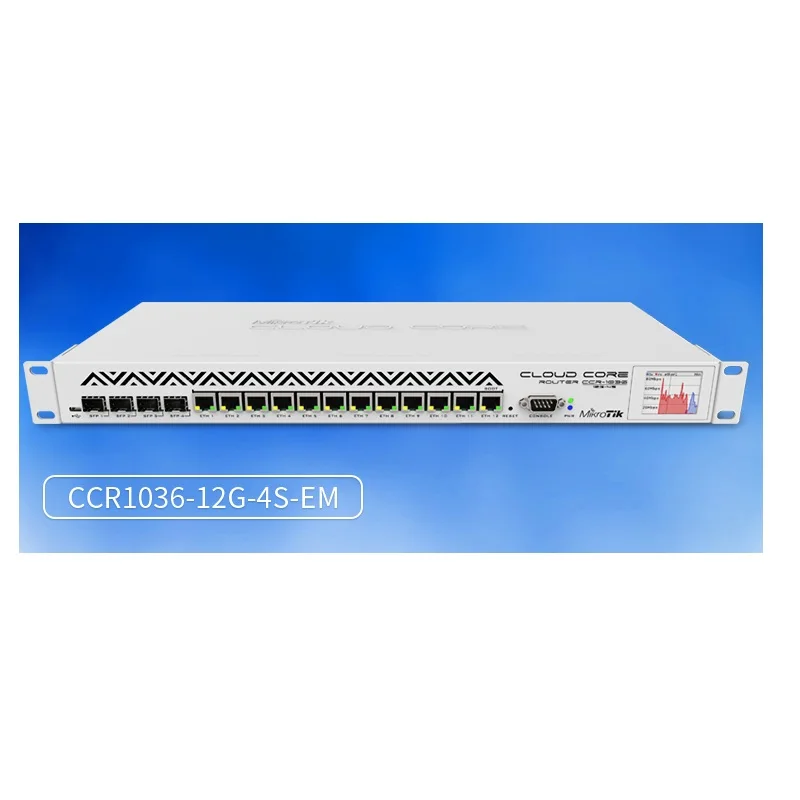 Nuevo enrutador Mikrotik CCR1036-12G-4S-EM original