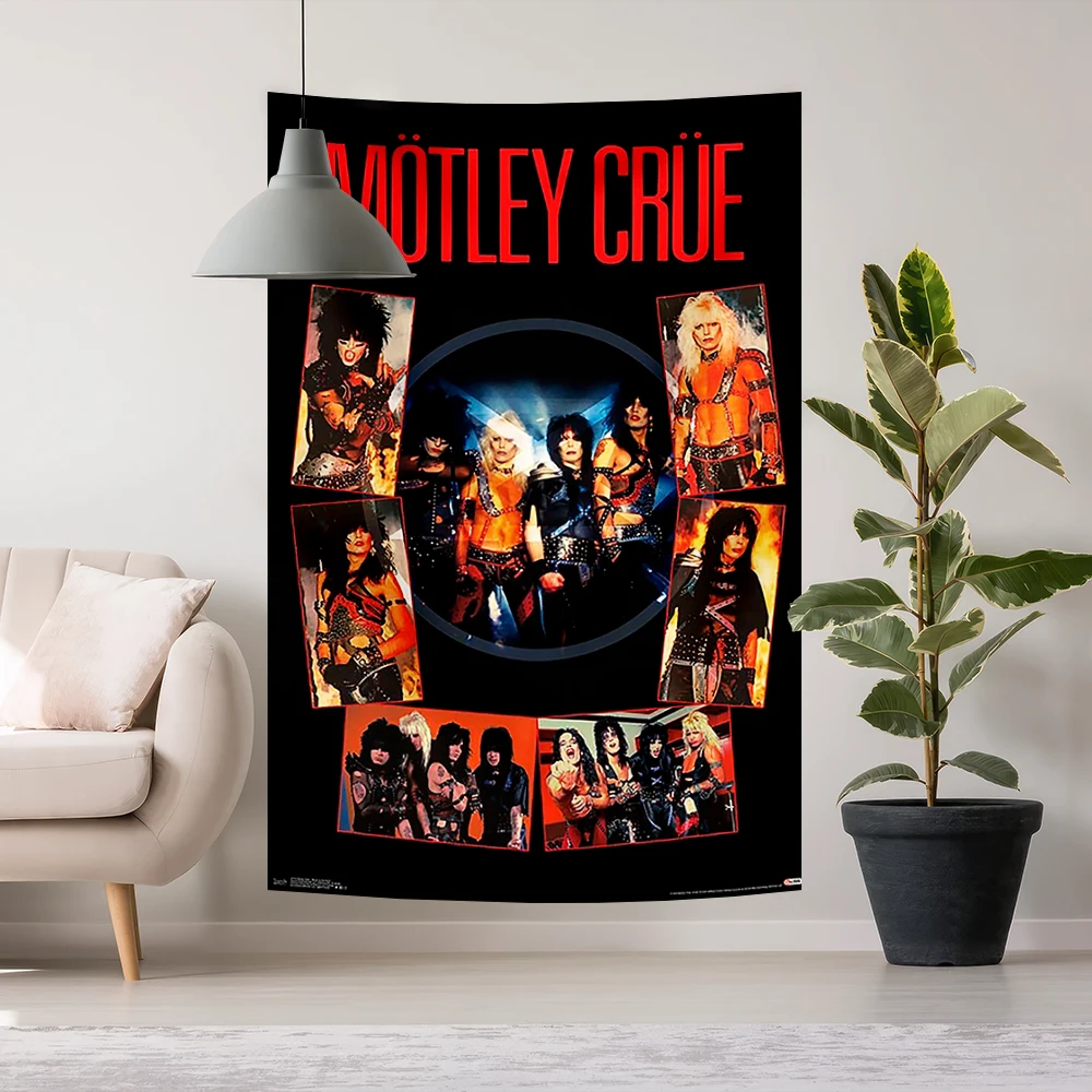 Популярная-группа-motley-c-crues-винтажные-постеры-гобелен-фон-тканевые-принты-плакаты-флаги-художественные-висячие-настенные-плакаты
