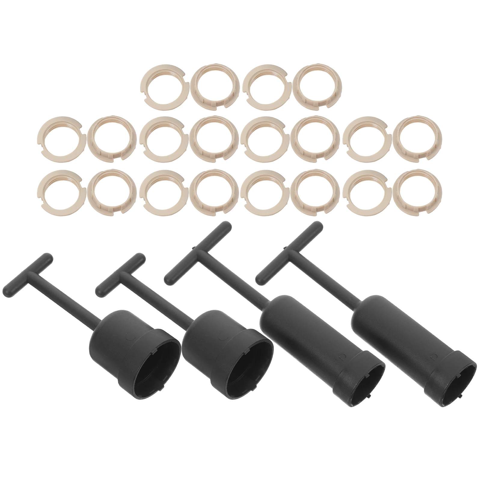 

24pcs G9 Lamp Socket Rings Kit Light Shade Adapter Remover Tool Wrench Lamp Holder Replacement Accessories