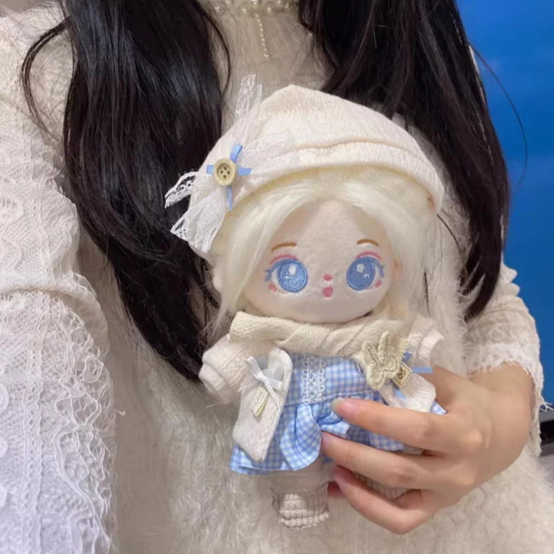 

20 см мини-хлопковая кукла фигурка девушки натуральная плюшевая игрушка для подарка мягкая на ощупь коллекционная модель для детей и коллекционеров