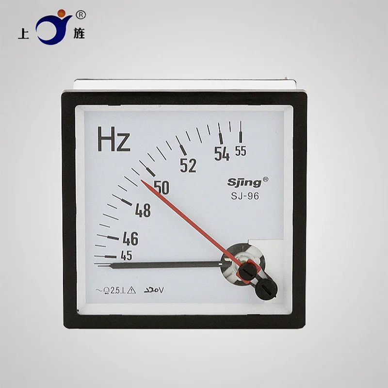 

1Pcs Double needle CP-96 CZ-96 SJ-96 AC 100V 220V 380V Frequency table / Hz meter /Herzt meter 45-55Hz 45-65Hz 55-65Hz