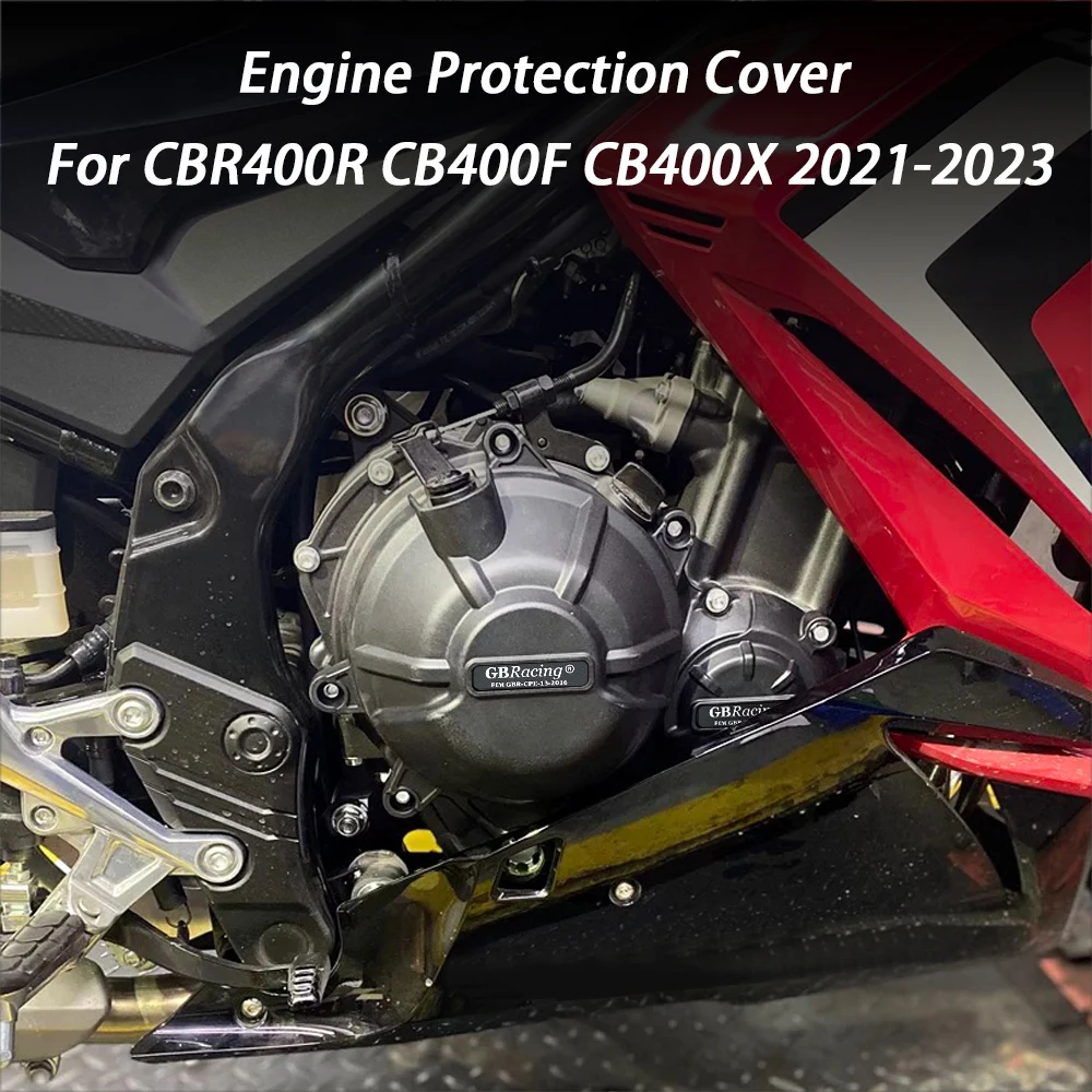 

For Honda CBR400R CB400F CB400X 2021-2023 GBRacing Motorcycle Engine Protection Cover