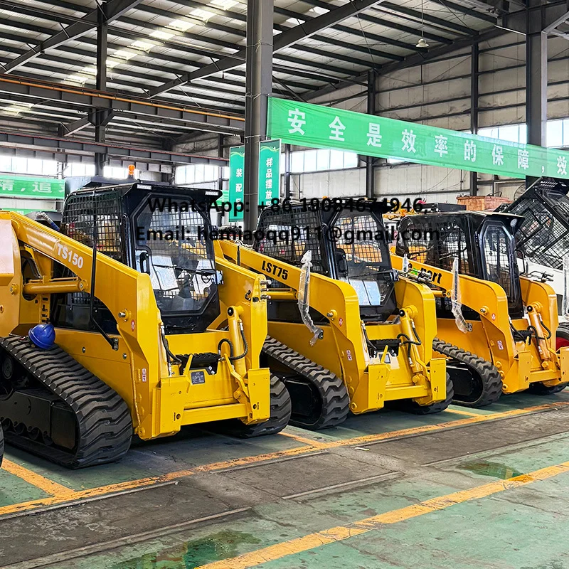 Free Shipping JC45 JC65 JC100 Skid Steer Loader Powerful EPA Engine Crawler Heavy Equipment Skid Steer Loader EPA Small Loader