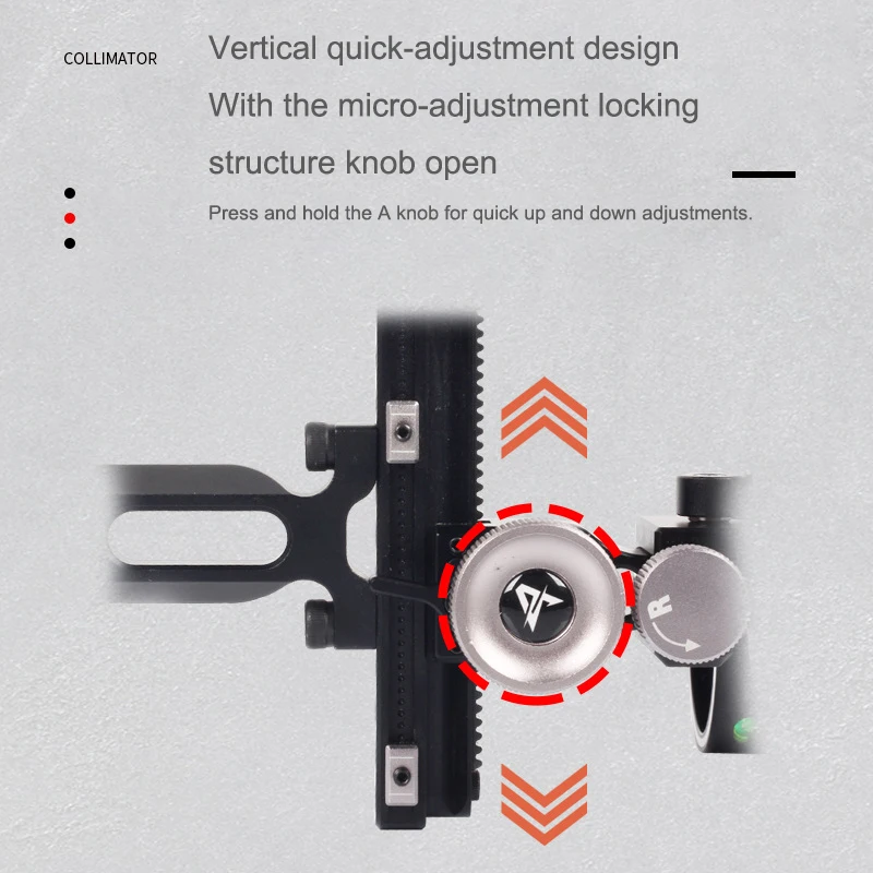 Boogschieten Ii Generatie Lange Staaf Vizier Fijne Aanpassing Gericht Op Boog Zicht Multi-View Gatpositie Voor Compound Bow Boogschieten Jacht