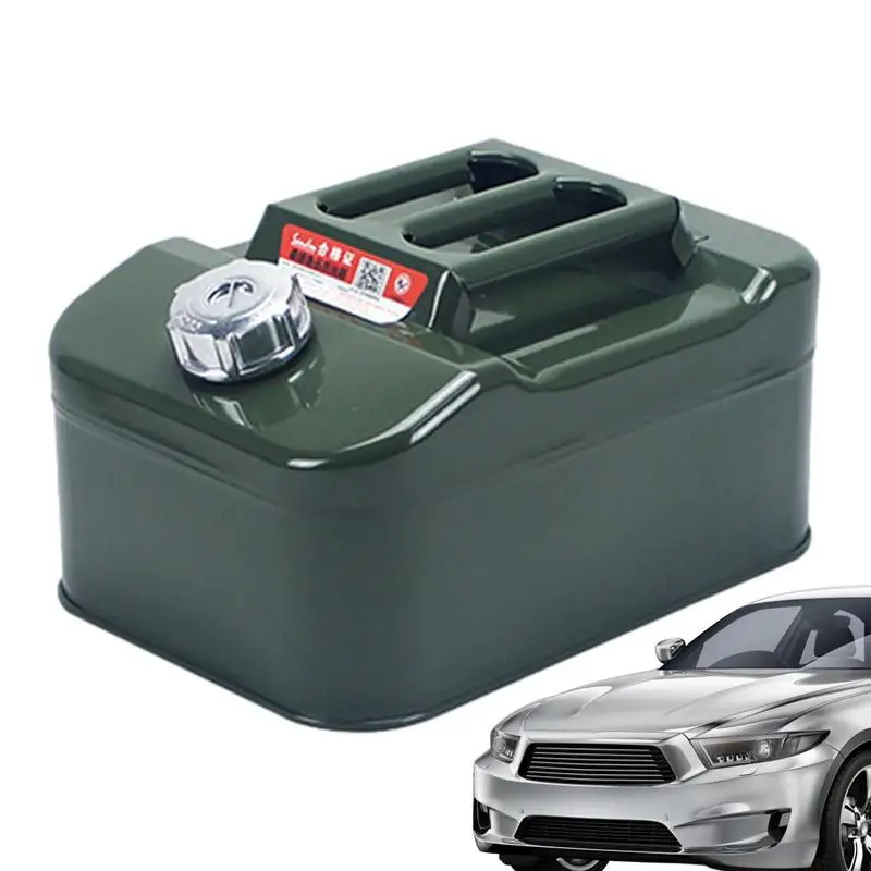 3L/5L/10L Car Petrol Jerry Can Diesel Fuels Tank Emergency Backup SUV Storage Fuels Tank Stainless Steel Square Fuels Container