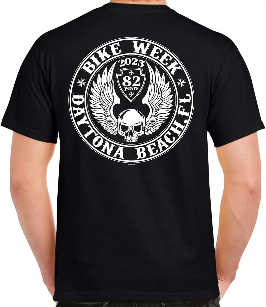 2023 Bike Week Daytona Beach Skull Wing T-Shirt