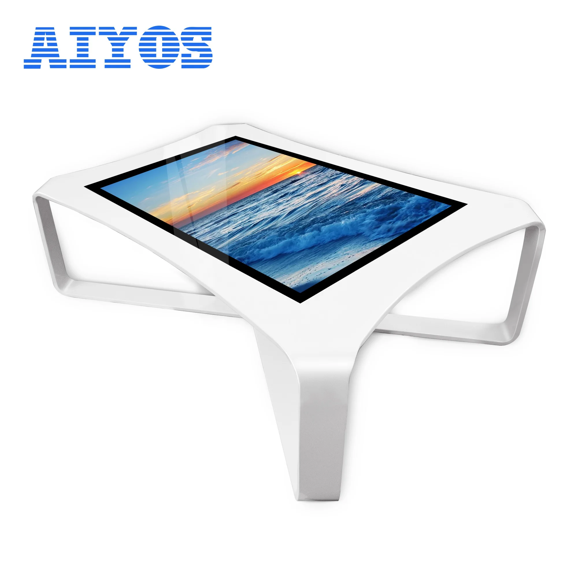 AIYOS 43inch Touch Screen Smart Interactive Coffee Table Ordering Table Interactive Table For Restaurant