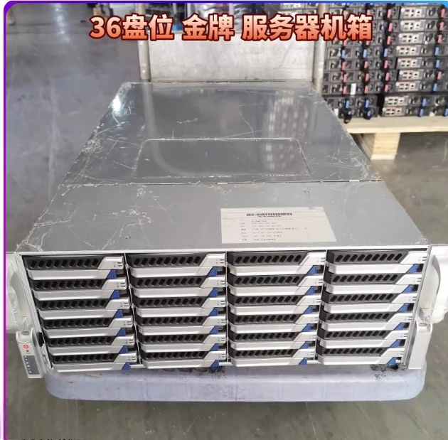 4U 8U Rackmount Serverchassis 24 36 48 Baai Hoge Dichtheid Opslag Enterprise 80% nieuw