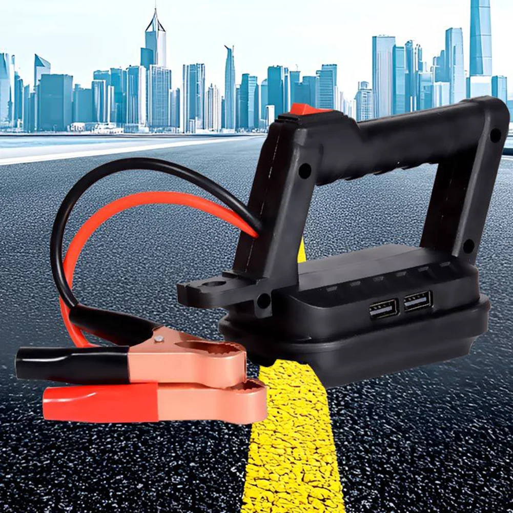 

Portable Jump Cables Black Red Jump Starter Cables Battery Not Included Wear-resistant Non-deformed Easy To Use